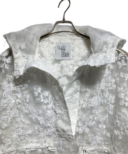 LAYAS（レイヤーズ）LAYAS (レイヤーズ) LACE JQD FOODIE ホワイト サイズ:FREEの古着・服飾アイテム