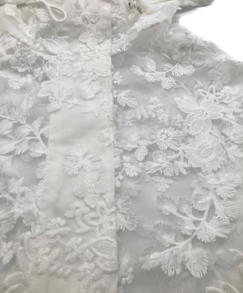 LAYAS（レイヤーズ）LAYAS (レイヤーズ) LACE JQD FOODIE ホワイト サイズ:Freeの古着・服飾アイテム