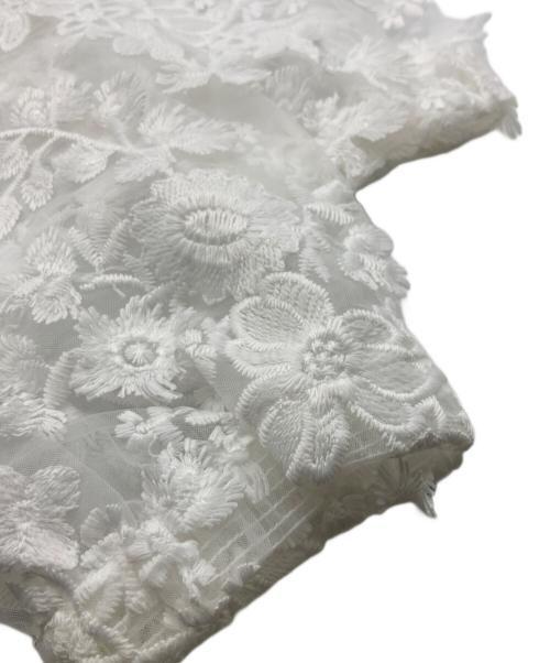 LAYAS（レイヤーズ）LAYAS (レイヤーズ) LACE JQD FOODIE ホワイト サイズ:Freeの古着・服飾アイテム