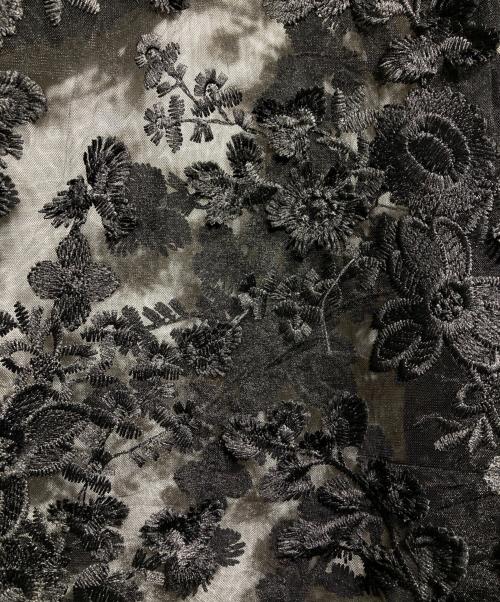 LAYAS（レイヤーズ）LAYAS (レイヤーズ) LACE JQD FOODIE／レースジャカードフーディー ブラック サイズ:Fの古着・服飾アイテム