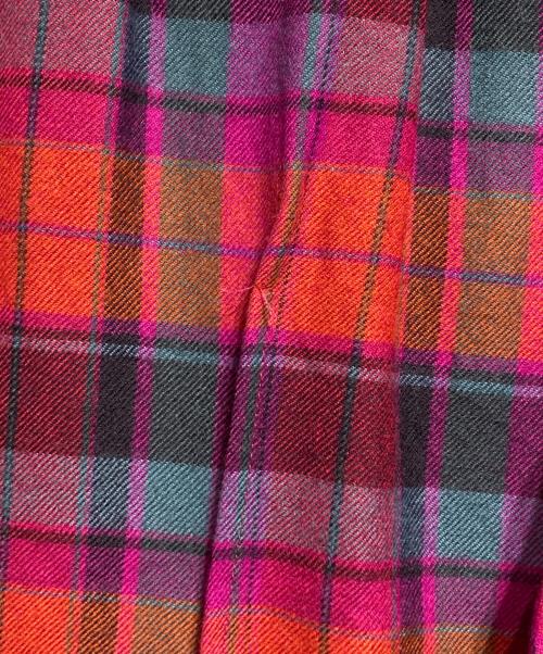 semoh（セモー）semoh (セモー) チェックイージーパンツ レッド×ブルー サイズ:2の古着・服飾アイテム