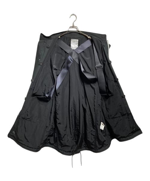 SUBLATIONS（サブレーションズ）SUBLATIONS (サブレーションズ) マイクロファイバーツイル モッズコート ブラック サイズ:1の古着・服飾アイテム