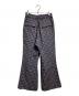 SUBLATIONS (サブレーションズ) GLITTERY TWEED FLARE EASY TROUSERS ネイビー：14000円