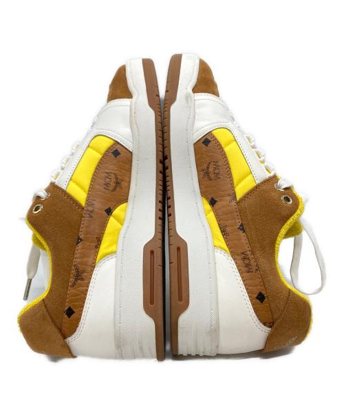 MCM（エムシーエム）MCM (エムシーエム) PUMA (プーマ) SLIPSTREAM LO/スリップストリーム ブラウン×ホワイト サイズ:28の古着・服飾アイテム