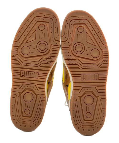 MCM（エムシーエム）MCM (エムシーエム) PUMA (プーマ) SLIPSTREAM LO/スリップストリーム ブラウン×ホワイト サイズ:28の古着・服飾アイテム