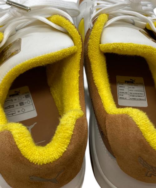 MCM（エムシーエム）MCM (エムシーエム) PUMA (プーマ) SLIPSTREAM LO/スリップストリーム ブラウン×ホワイト サイズ:28の古着・服飾アイテム