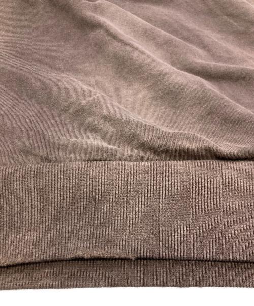 LAYAS（レイヤーズ）LAYAS (レイヤーズ) ダメージフウスウェット ブラウン サイズ:FREEの古着・服飾アイテム