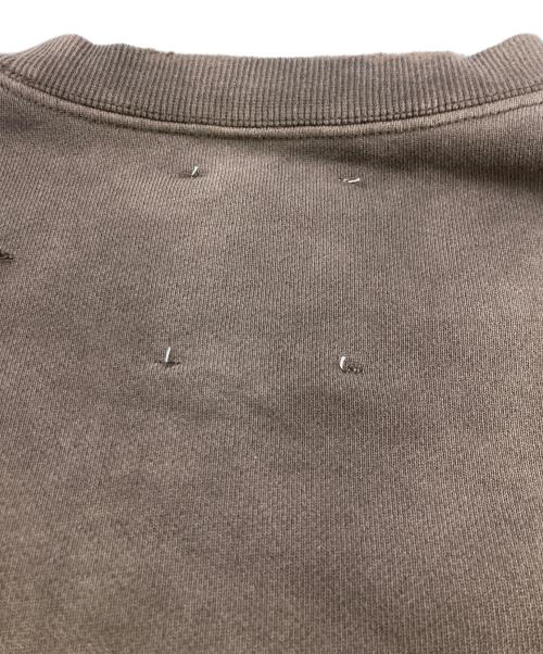 LAYAS（レイヤーズ）LAYAS (レイヤーズ) ダメージフウスウェット ブラウン サイズ:FREEの古着・服飾アイテム