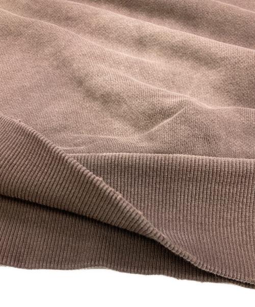 LAYAS（レイヤーズ）LAYAS (レイヤーズ) ダメージフウスウェット ブラウン サイズ:FREEの古着・服飾アイテム