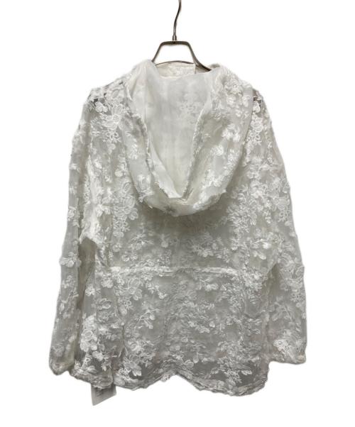 LAYAS（レイヤーズ）LAYAS (レイヤーズ) LACE JQD FOODIE ホワイト サイズ:Freeの古着・服飾アイテム