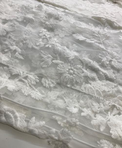 LAYAS（レイヤーズ）LAYAS (レイヤーズ) LACE JQD FOODIE ホワイト サイズ:Freeの古着・服飾アイテム