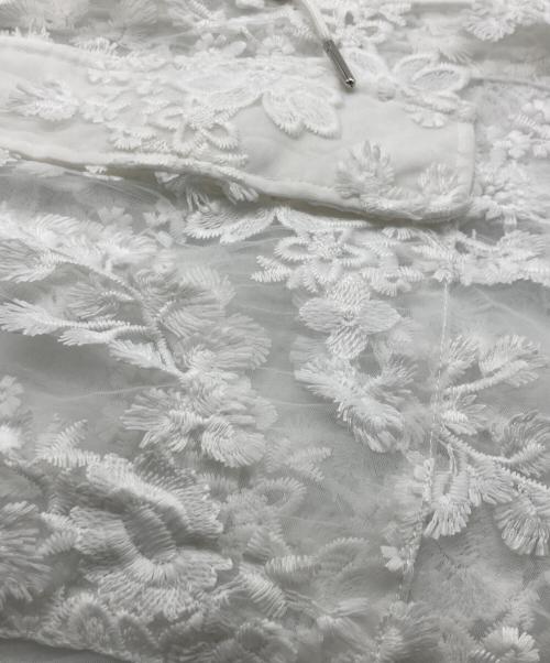 LAYAS（レイヤーズ）LAYAS (レイヤーズ) LACE JQD FOODIE ホワイト サイズ:Freeの古着・服飾アイテム