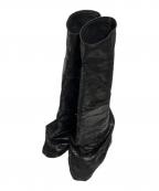 DRKSHDWダークシャドウ）の古着「FETISH TAIL BOOTS/フェティッシュテールブーツ」｜ブラック