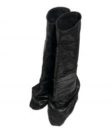 DRKSHDW（ダークシャドウ）の古着「FETISH TAIL BOOTS/フェティッシュテールブーツ」｜ブラック