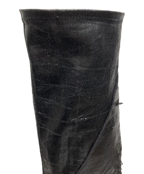 DRKSHDW（ダークシャドウ）DRKSHDW (ダークシャドウ) FETISH TAIL BOOTS/フェティッシュテールブーツ ブラック サイズ:39の古着・服飾アイテム