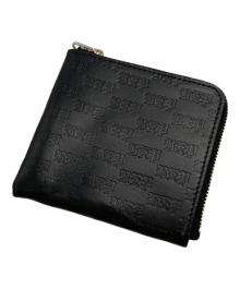 BlackEyePatch（ブラックアイパッチ）の古着「コンパクトウォレット/Compact Wallet/3 LETTER OE EMBOSSED LEATHER WALLET BLACK」｜ブラック