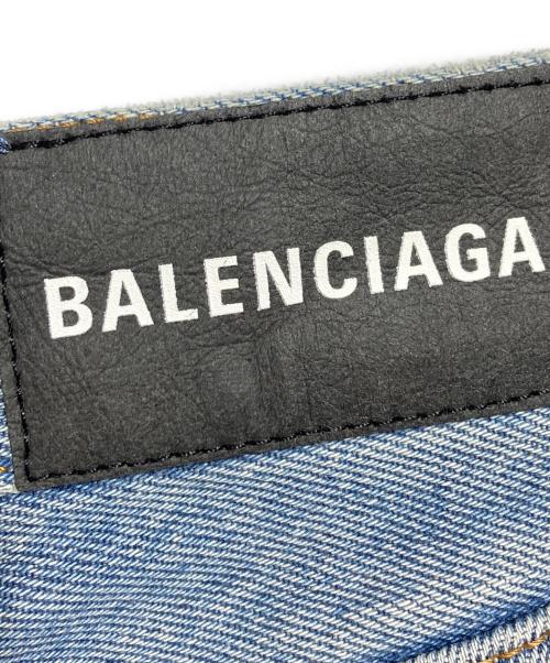 BALENCIAGA（バレンシアガ）BALENCIAGA (バレンシアガ) クロップドデニムパンツ/Cropped denim pants ブルー サイズ:24の古着・服飾アイテム
