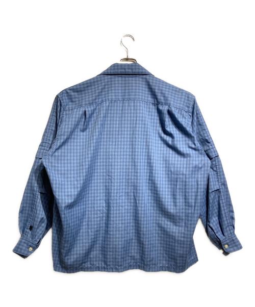 DAIWA PIER39（ダイワ ピア39）DAIWA PIER39 (ダイワ ピア39) TECH SPORTS OPEN COLLAR SHIRTS/テック スポーツ オープンカラーシャツ ブルー サイズ:Lの古着・服飾アイテム
