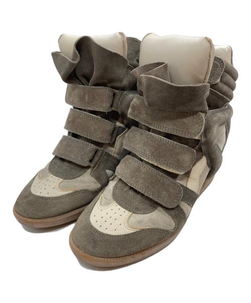 ISABEL MARANT（イザベルマラン）ISABEL MARANT (イザベルマラン) Bekett Sneakers/ベケット スニーカー グレー サイズ:24の古着・服飾アイテム