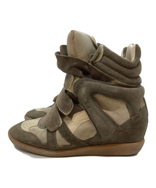 ISABEL MARANT（イザベルマラン）ISABEL MARANT (イザベルマラン) Bekett Sneakers/ベケット スニーカー グレー サイズ:24の古着・服飾アイテム