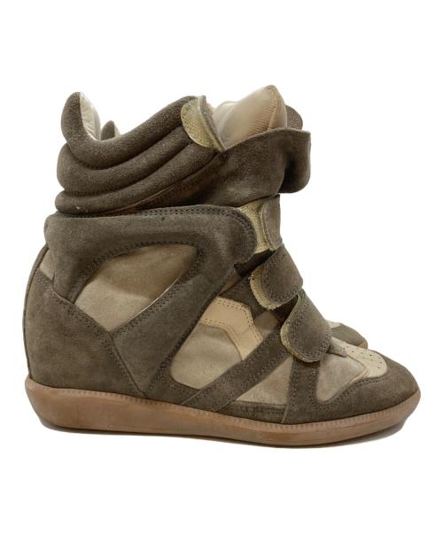 ISABEL MARANT（イザベルマラン）ISABEL MARANT (イザベルマラン) Bekett Sneakers/ベケット スニーカー グレー サイズ:24の古着・服飾アイテム