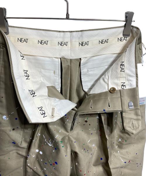 NEAT（ニート）NEAT (ニート) GIZA COTTON MOLESKIN Wide Paint/ギザ コットン モールスキン ワイドペイント ベージュ サイズ:44の古着・服飾アイテム