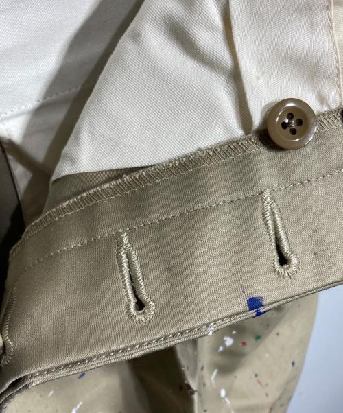 NEAT（ニート）NEAT (ニート) GIZA COTTON MOLESKIN Wide Paint/ギザ コットン モールスキン ワイドペイント ベージュ サイズ:44の古着・服飾アイテム