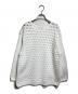COMME des GARCONS（コムデギャルソン）の古着「カットアウトデザインニット/Cut-out design knit top」｜ホワイト