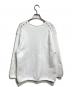 COMME des GARCONS (コムデギャルソン) カットアウトデザインニット/Cut-out design knit top ホワイト サイズ:M：23000円