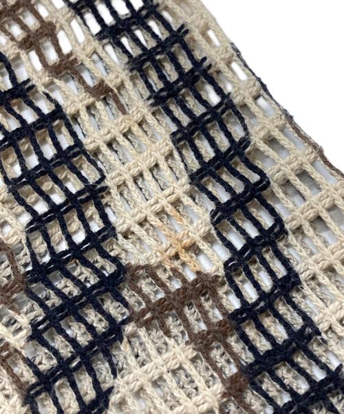 NUMBER (N)INE（ナンバーナイン）NUMBER (N)INE (ナンバーナイン) トライバルカモメッシュカットソー/Tribal Camo Mesh Cut-and-Sew Top ベージュ サイズ:3の古着・服飾アイテム
