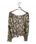NUMBER (N)INE (ナンバーナイン) トライバルカモメッシュカットソー/Tribal Camo Mesh Cut-and-Sew Top ベージュ サイズ:3：35000円