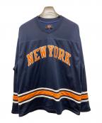 KITHキス）の古着「Knicks Malik Long Sleeve」｜ネイビー