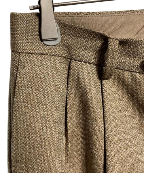 AURALEE（オーラリー）AURALEE (オーラリー) BLUEFACED WOOL DOBBY SLACKS/ブルーフェイスドウールドビースラックス ベージュ サイズ:4の古着・服飾アイテム