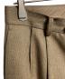 中古・古着 AURALEE (オーラリー) BLUEFACED WOOL DOBBY SLACKS/ブルーフェイスドウールドビースラックス ベージュ サイズ:4：25000円
