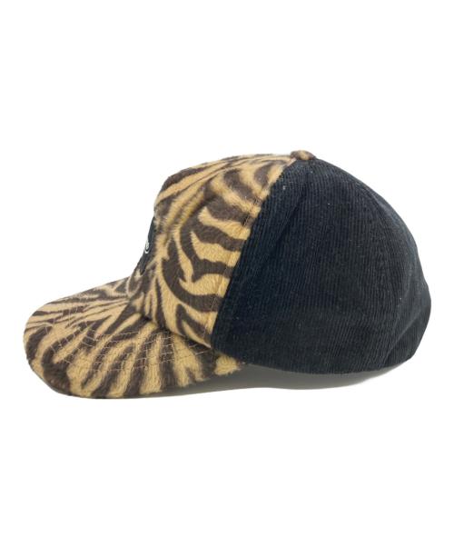 SUPREME（シュプリーム）SUPREME (シュプリーム) 5-PANEL TIGER CAP ブラウン×ブラック サイズ:不明(実寸参照）の古着・服飾アイテム