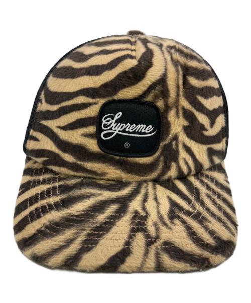 SUPREME（シュプリーム）SUPREME (シュプリーム) 5-PANEL TIGER CAP ブラウン×ブラック サイズ:不明(実寸参照）の古着・服飾アイテム