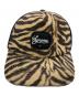 中古・古着 SUPREME (シュプリーム) 5-PANEL TIGER CAP ブラウン×ブラック サイズ:不明(実寸参照）：9000円