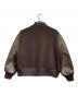 LAYAS (レイヤーズ) WOOLドッキングスタジャン/Varsity jacket ブラウン サイズ:F：9000円