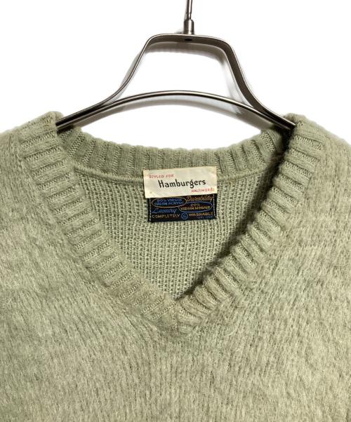 HAMBURGERS（ハンバーガー）HAMBURGERS (ハンバーガー) 60's モヘアニット/1960s Mohair Knit グリーン サイズ:XLの古着・服飾アイテム