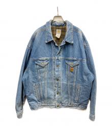 CarHartt（カーハート）の古着「裏地ブランケットデニムトラッカージャケット」｜インディゴ