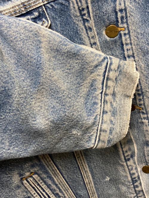 CarHartt（カーハート）CarHartt (カーハート) 裏地ブランケットデニムトラッカージャケット インディゴ サイズ:不明の古着・服飾アイテム