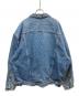 CarHartt (カーハート) 裏地ブランケットデニムトラッカージャケット インディゴ サイズ:不明：19000円