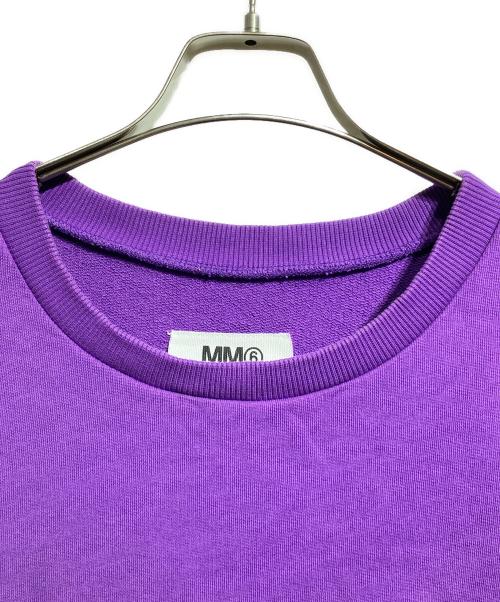 MM6 Maison Margiela（エムエムシックスメゾンマルジェラ）MM6 Maison Margiela (エムエムシックスメゾンマルジェラ) スウェット/Sweatshirt パープル サイズ:Sの古着・服飾アイテム