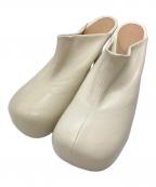 BOTTEGA VENETAボッテガベネタ）の古着「ラウンドトゥミュール/Round-toe mules」｜ベージュ