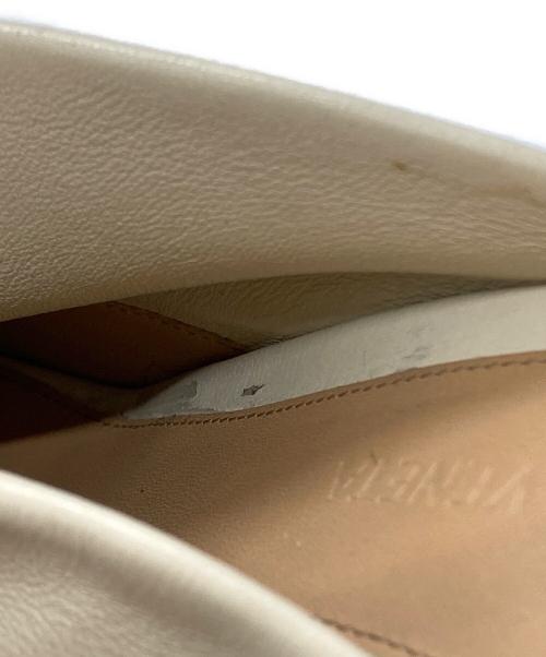 BOTTEGA VENETA（ボッテガベネタ）BOTTEGA VENETA (ボッテガベネタ) ラウンドトゥミュール/Round-toe mules ベージュ サイズ:36の古着・服飾アイテム