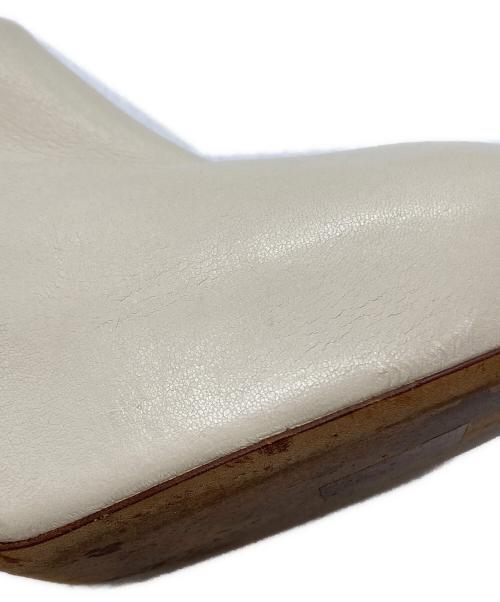 BOTTEGA VENETA（ボッテガベネタ）BOTTEGA VENETA (ボッテガベネタ) ラウンドトゥミュール/Round-toe mules ベージュ サイズ:36の古着・服飾アイテム