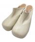 BOTTEGA VENETA（ボッテガベネタ）の古着「ラウンドトゥミュール/Round-toe mules」｜ベージュ