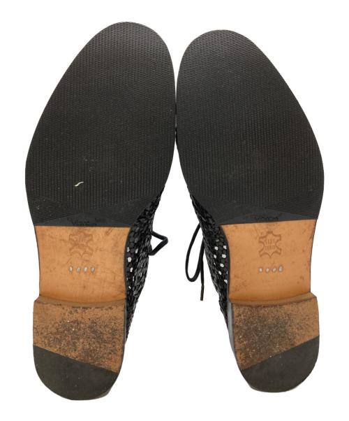 HENDER SCHEME（エンダースキーマ）Hender Scheme (エンダースキーマ) メッシュレザーシューズ ブラック サイズ:4の古着・服飾アイテム