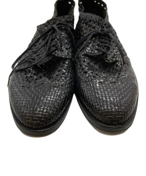 HENDER SCHEME（エンダースキーマ）Hender Scheme (エンダースキーマ) メッシュレザーシューズ ブラック サイズ:4の古着・服飾アイテム