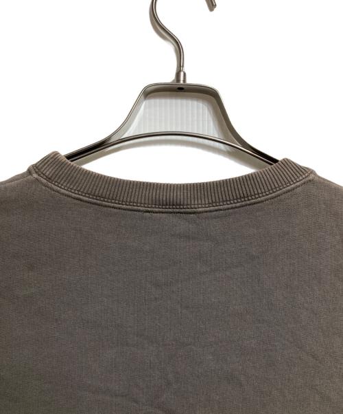 Saint Laurent Paris（サンローランパリ）Saint Laurent Paris (サンローランパリ) プリントスウェット/Printed sweatshirt ブラウン サイズ:Lの古着・服飾アイテム